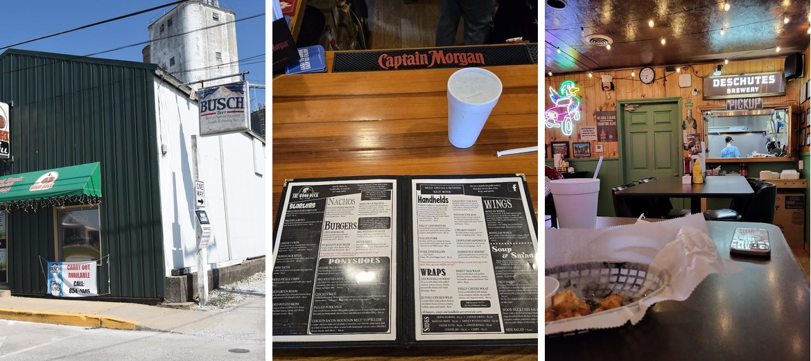 The Wood Duck Bar and Grill Menu