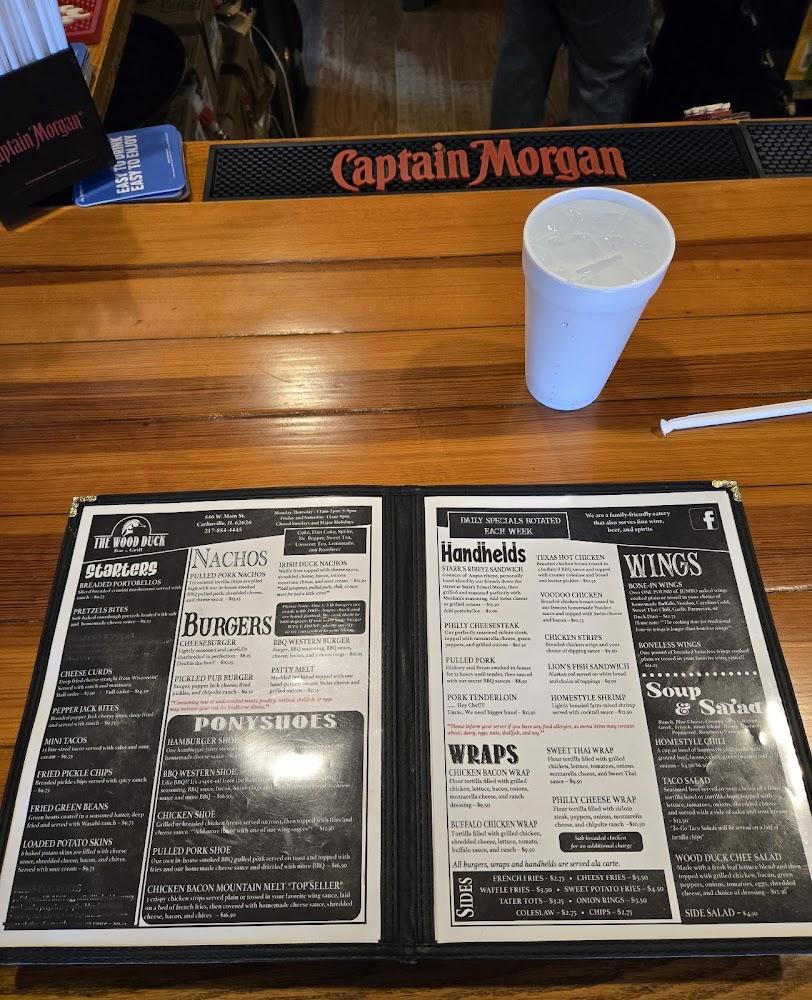The Wood Duck Bar and Grill Menu image 1